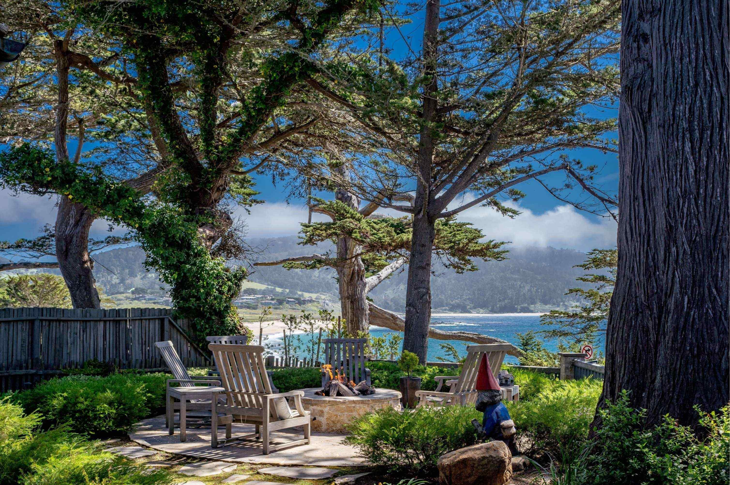 Oceanfront home in the Carmel Highlands overlooking Yankee Point and the Pacific Ocean