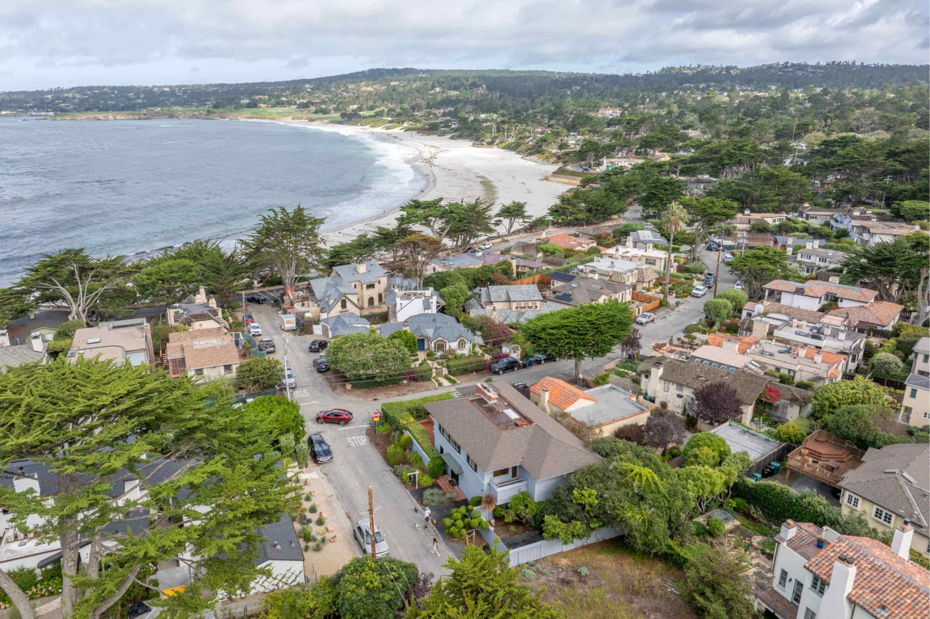 Luxury home on Carmel Point with ocean views along the Monterey Peninsula coastline