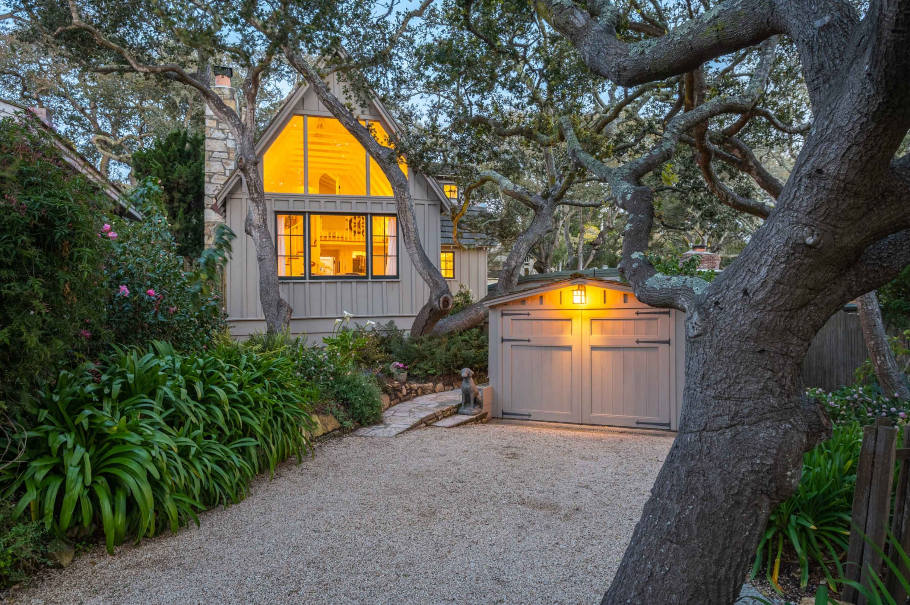 Coastal homes in Carmel and Pebble Beach along the Monterey Peninsula shoreline