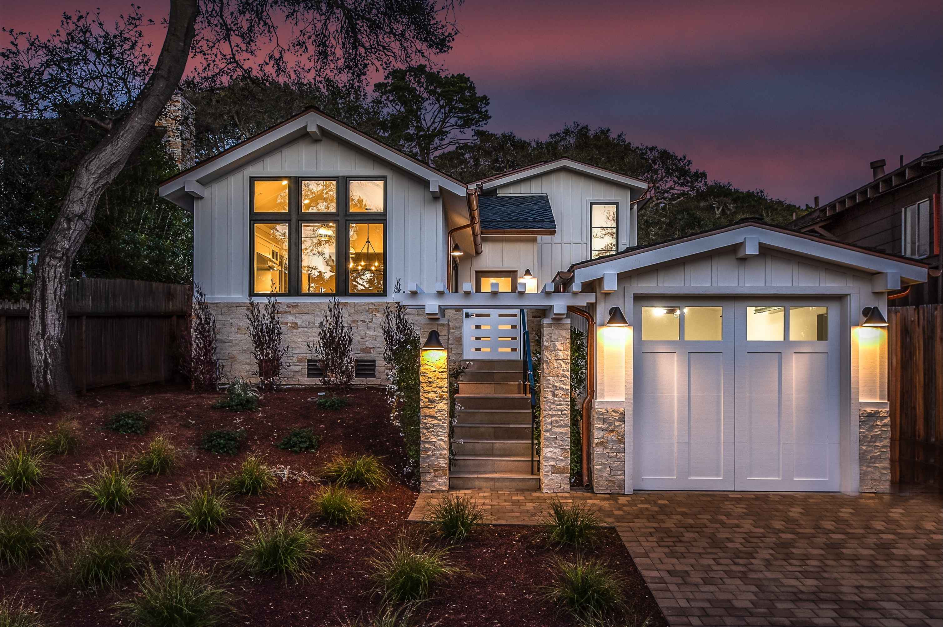 The record-breaking custom contemporary cottage at Casanova 3 SE of 10th—a Ryan Melcher Properties signature project in the heart of Carmel-by-the-Sea.