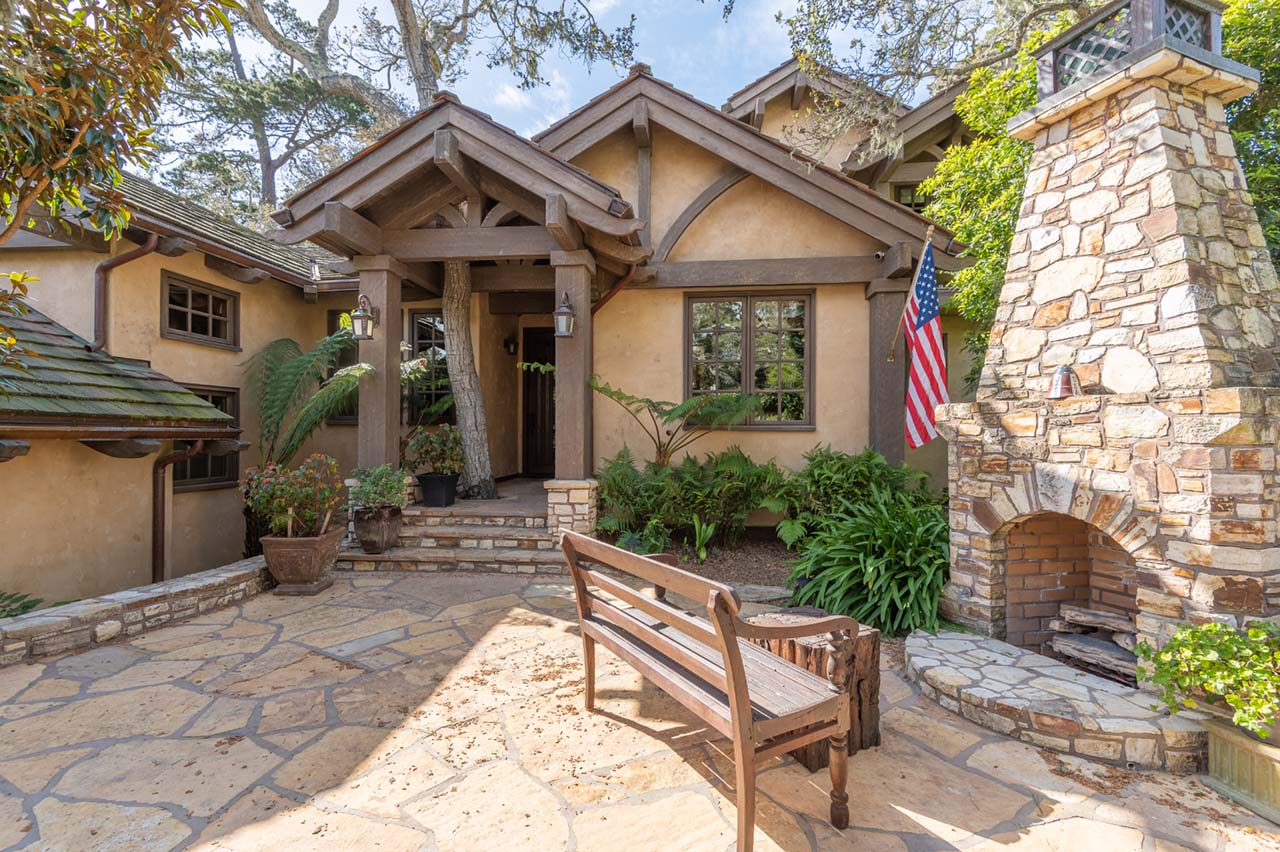 An elegant estate in Pebble Beach, reflecting the world-class prestige of Monterey Car Week.