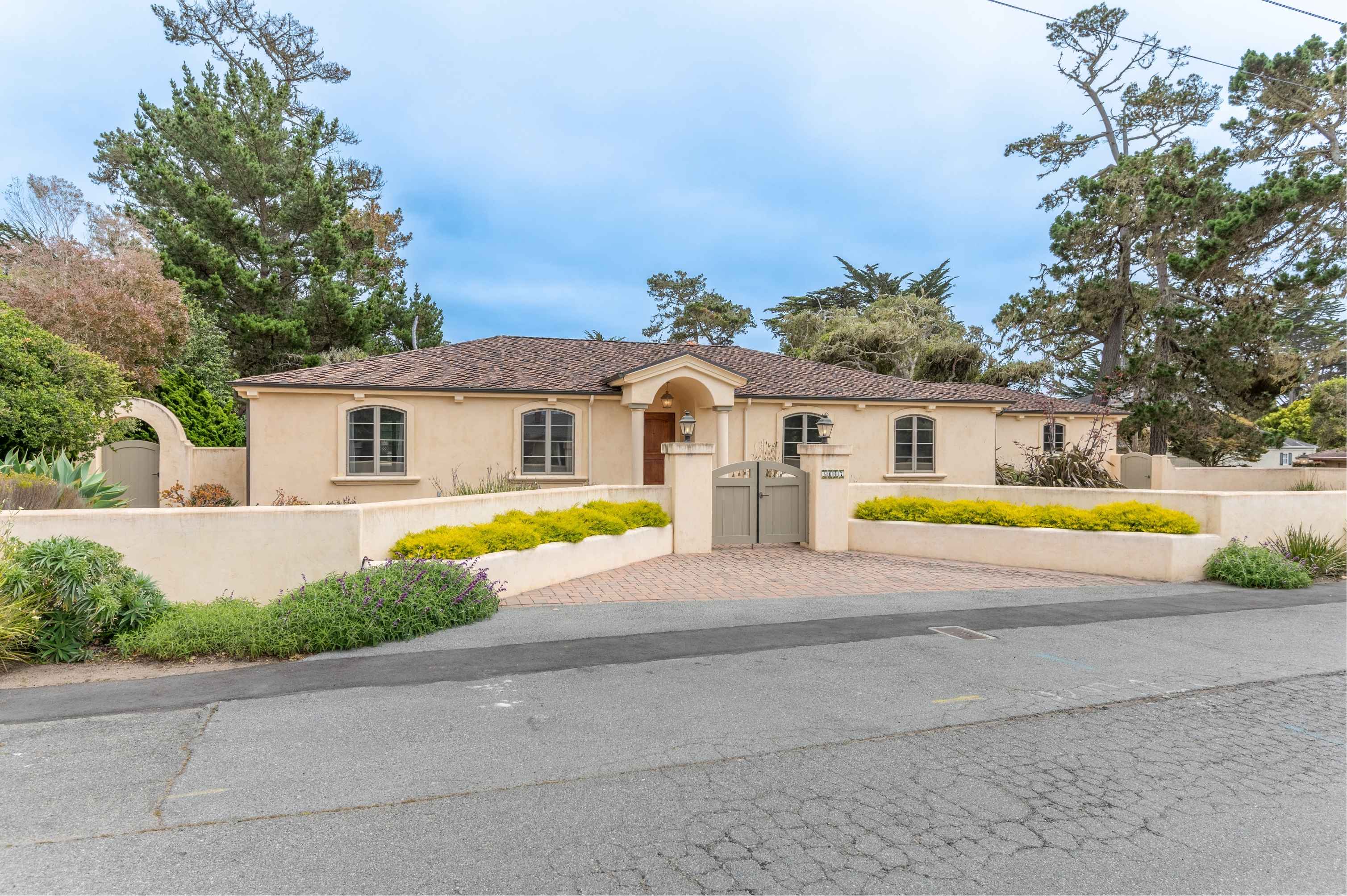 Luxury home located near Monte Verde and 12th in the Golden Rectangle of Carmel-by-the-Sea.