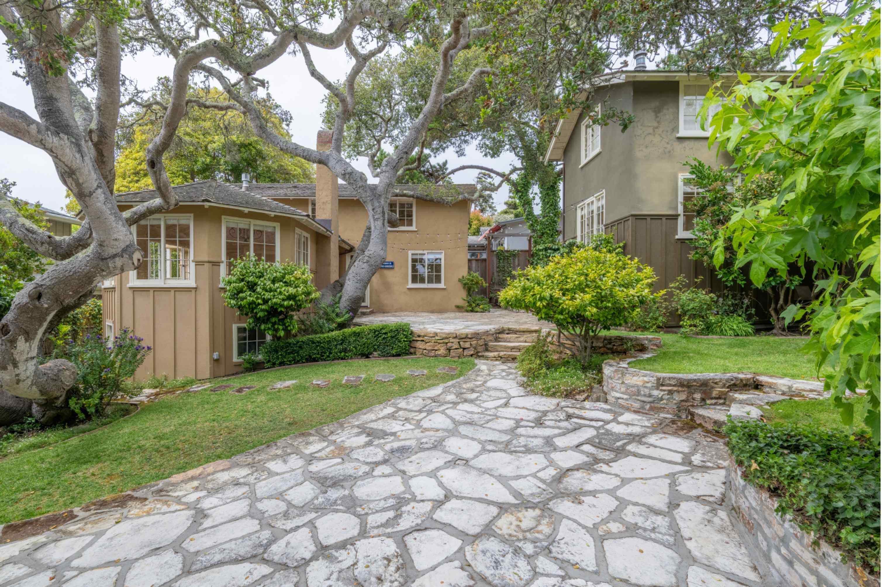 Prime real estate location at the corner of Casanova and Ocean Avenue in downtown Carmel-by-the-Sea.