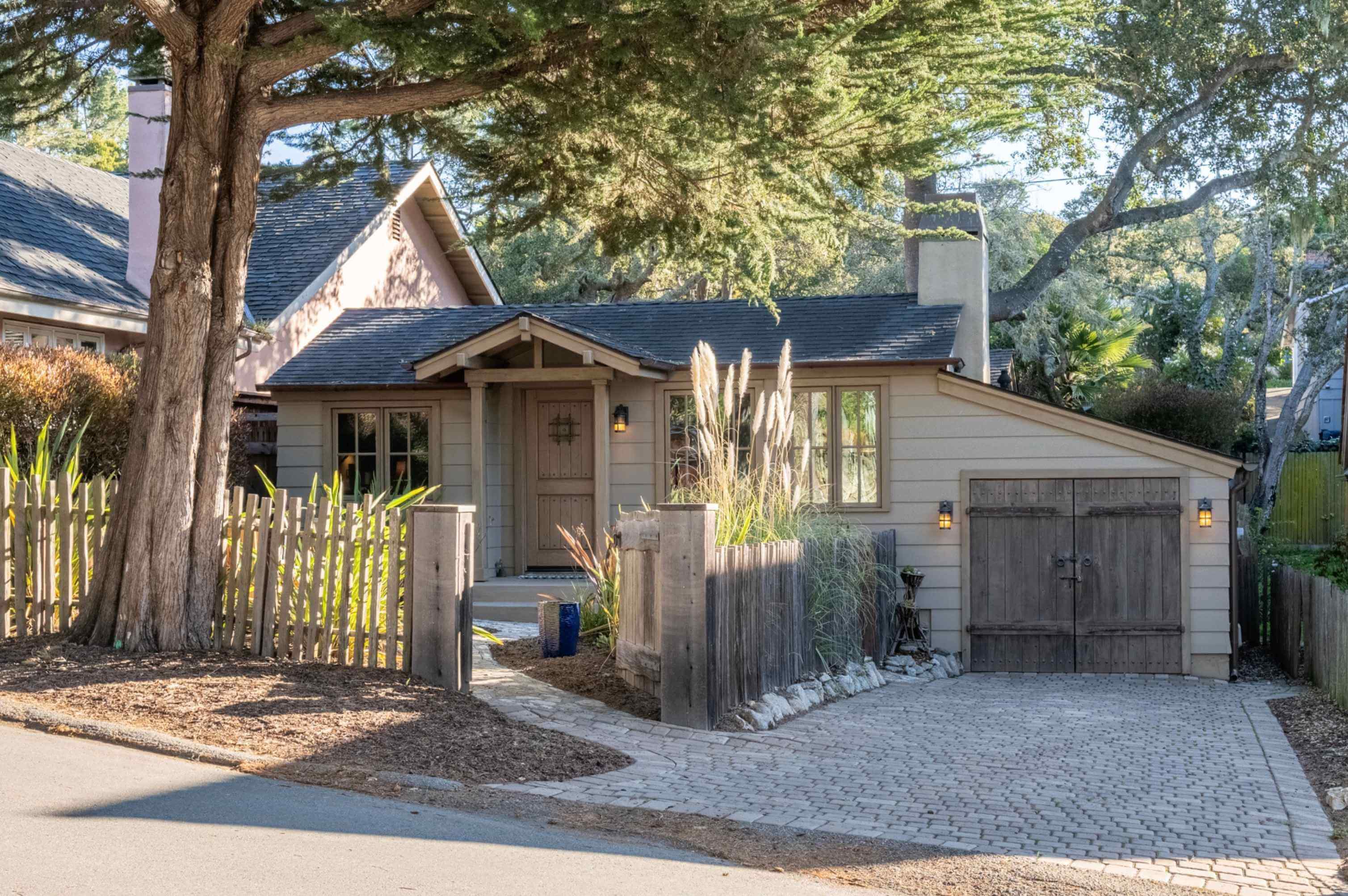 Classic 1920s Arts & Crafts style cottage in downtown Carmel-by-the-Sea.