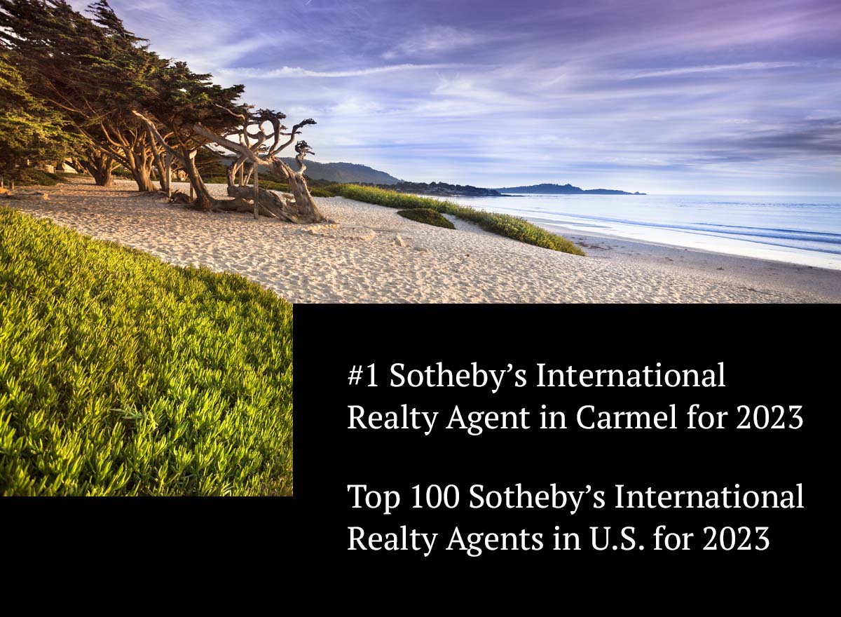 #1 Sotheby's International Realty Agent in Carmel for 2023